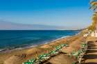 Playa de la Fontanilla beach, Marbella, Costa Del Sol, Spain Art Print